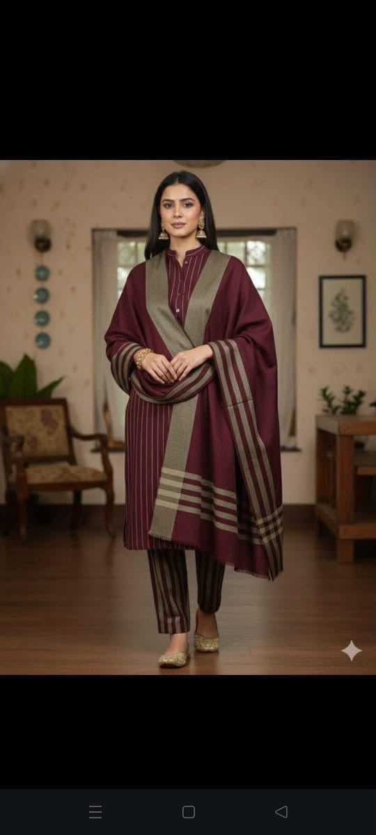 3 Piece Dress - MAROON