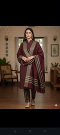 3 Piece Dress - MAROON